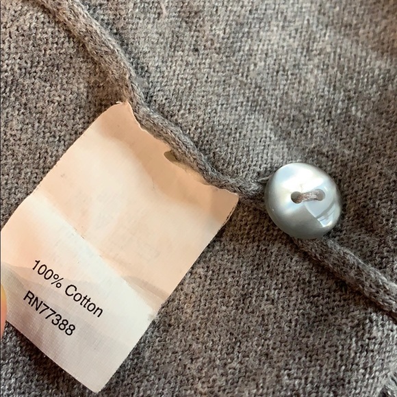 J.Crew Gray Ruffle Cardigan - Picture 6 of 6